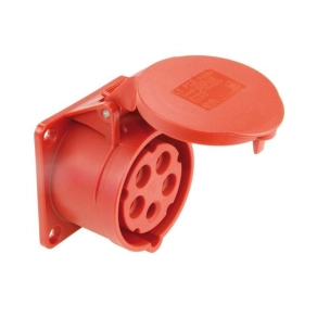   Ipari csatlakozó DAFB-324 5P 32A 400V IP44 beépíthető dugalj egyenes PCE 325-6