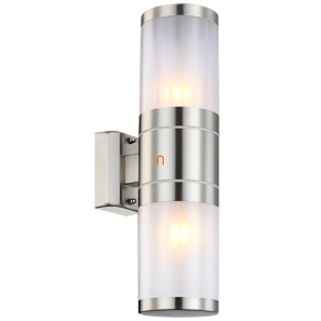   Kültéri le/fel világító fali lámpa két foglalattal - Xeloo Globo 32014-2