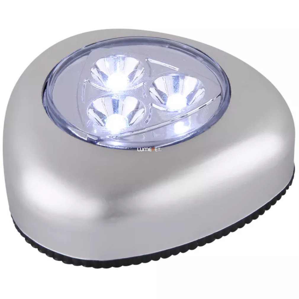 Érintőkapcsolós LED éjszakai fény, elemmel, extra hidegfehér (Flashlight)