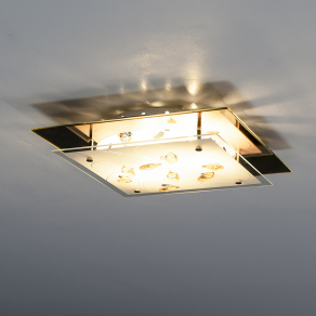   Mennyezeti lámpa kristály dekorral két foglalattal - Ayana Globo 40412-2