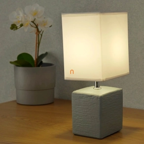   Éjjeli lámpa, 29 cm - Geri Globo 21676 - kő hatású, 1xE14 foglalattal