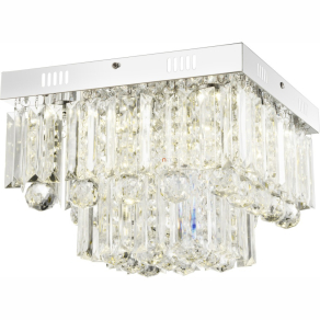   Kristály mennyezeti LED lámpa 3 W, hidegfehér - Cleo Globo 68594-6A