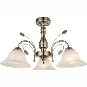   Mennyezeti lámpa, bronz, három foglalattal - Posadas Globo 69007-3