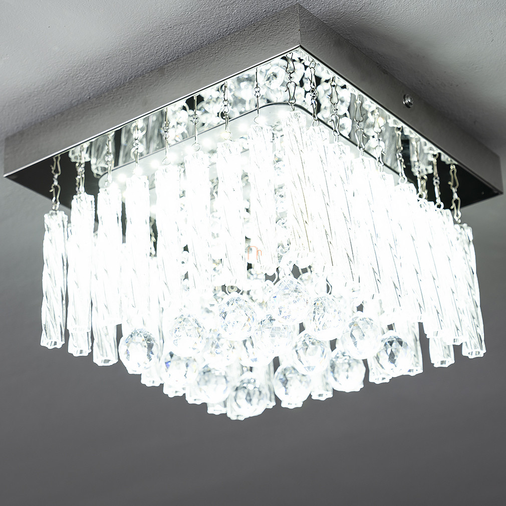 Bontott csomagolású Modern LED kristály csillár, 25x25 cm - Mathilda Globo 68396-12