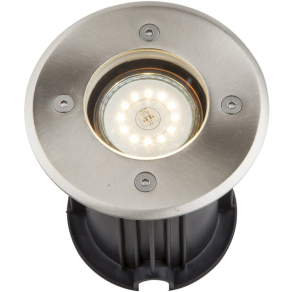   Kültéri beépíthető lámpa, 11 cm, nikkel - Style Globo 31100