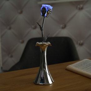   Asztali RGB LED rózsa 29 cm - Jimmy Globo 28112, 3xAAA elem (nem tartozék), 0,06 W