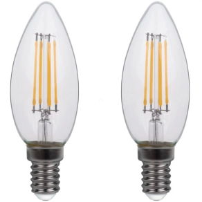   E14 LED gyertya 4W, 400lm, 3000K, 2db/bliszter - Globo 10583-2K