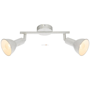   Antikolt karos spot lámpa két foglalattal - Caldera Globo 54648-2