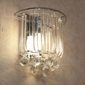   Bontott csomagolású Fali lámpa kristály díszekkel (Minnesota)