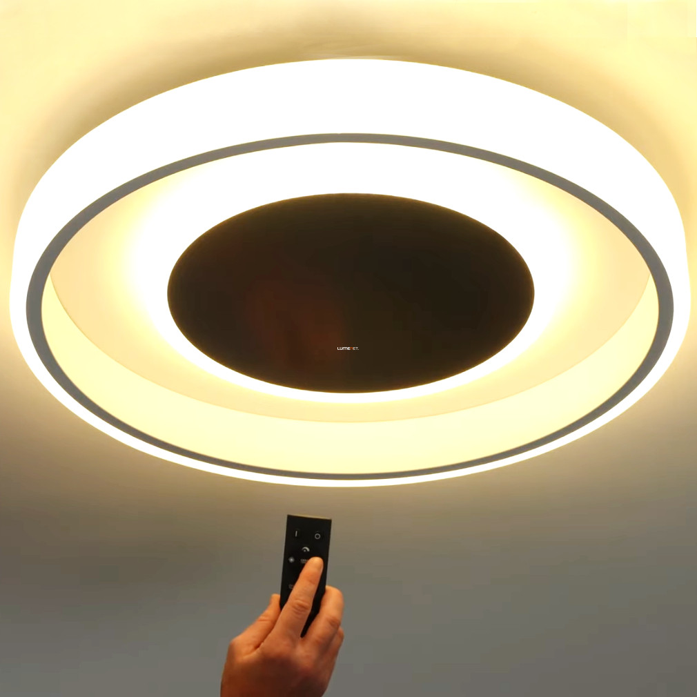 Távirányítós mennyezeti LED lámpa, hidegfehér/melegfehér (Goffi)