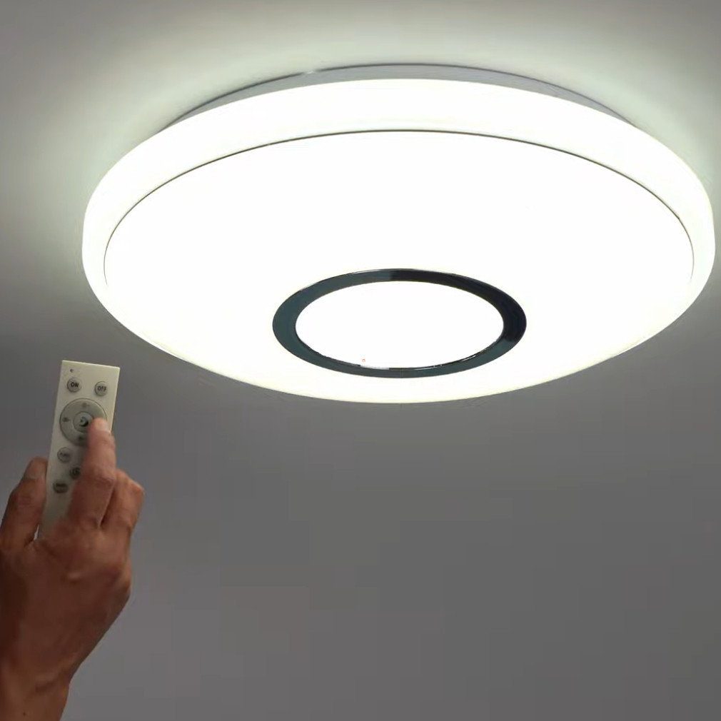Okos mennyezeti LED lámpa távirányítóval, változtatható színekkel (Smart Connor-RGBW)