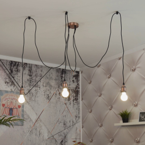 Függesztett lámpa, három foglalattal - Oliver Globo A32-3