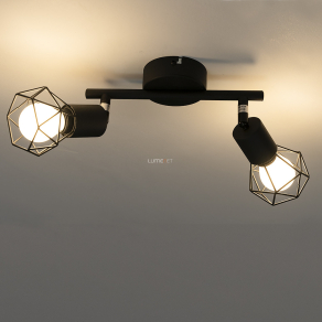 Rácsos spot lámpa két foglalattal - Xara Globo 54802S-2