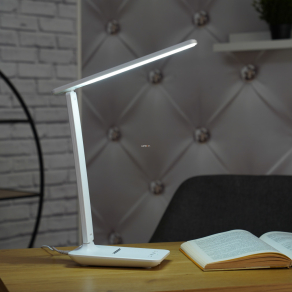   Íróasztali lámpa fehér színben 56 cm - Bulla Globo 58400W, 3000-4500-6000 K, 40-400 lm, 5 W