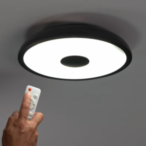   Távirányítós mennyezeti LED lámpa változtatható színekkel, hangszórós - Raffy Globo 41366B