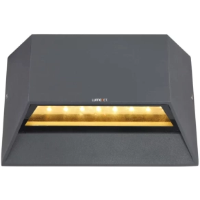   Kültéri felfelé világító fali LED lámpa, 7 W, melegfehér - Honna Globo 34175