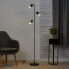 Állólámpa, fekete, 154 cm - Robby Globo 57910SB, 3xGU10 foglalattal