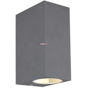   Szögletes kültéri fali lámpa, le/fel világító - Veronika Globo 34164-2