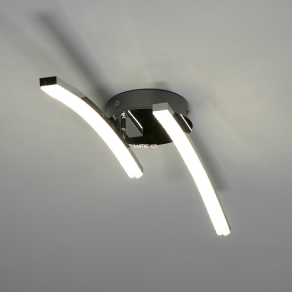   Kapcsolóval szabályozható mennyezeti LED lámpa kristály dekorral - Jules Globo 67169-12IP