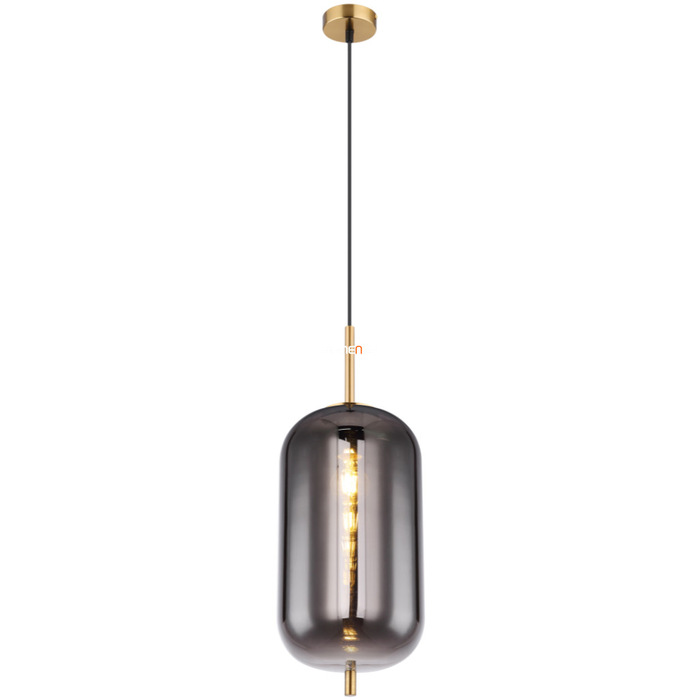 Ballon alakú függesztett lámpa, sárgaréz (Blacky)