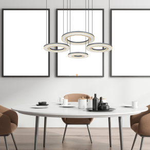   Távirányítós függesztett LED lámpa 80 W, hideg-melegfehér - Blasius 4 Globo 67191-80