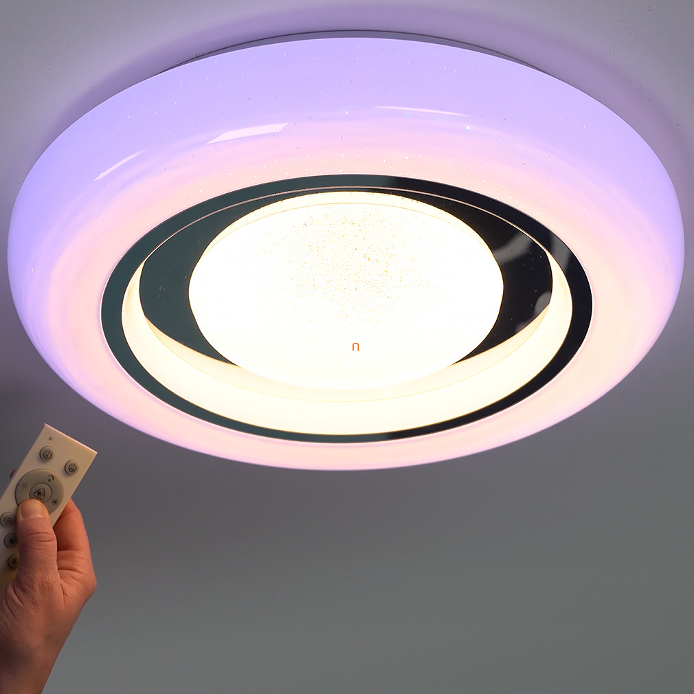 Távirányítós mennyezeti LED lámpa változtatható színekkel, kristály szemcsés (Burro-RGBW)