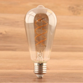   Bontott csomagolású E27 LED fényforrás, 6,5W, 220lm, 2000K, füstszínű