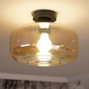   Mennyezeti lámpa borostyán színben - Giuseppe Globo 15566DA