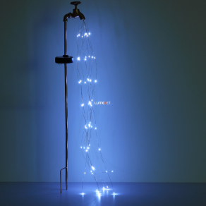   Kültéri napelemes leszúrható világító kerti csap LED vízzel, 80 cm, arany színű - Solar Globo 336522