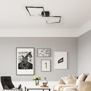   Csavart keretes mennyezeti LED lámpa minimál stílusban - Maxxy Globo 67213D