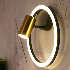   Fali spot lámpa LED keretvilágítással - Marrie Globo 57033-1