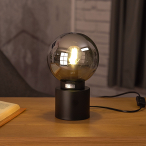  Asztali üveggömb lámpa, 24 cm - Marka Globo 21003B, 1xE14 foglalattal