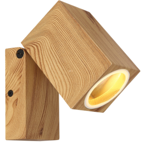   Kültéri fa hatású fali lámpa mozgatható fényiránnyal - Veronika Globo 34164WW