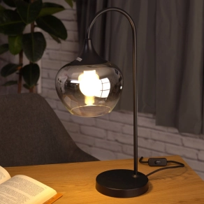   Asztali lámpa hajlított karral, 54 cm - Maxy Globo 15548T, 1xE27 foglalattal