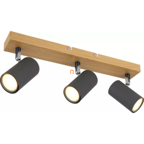   Spot lámpa, fa hatású 3 foglalattal - Robby Globo 57911-3G