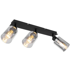   Mennyezeti spot lámpa, fekete, három foglalattal - Hadera Globo 15465-3