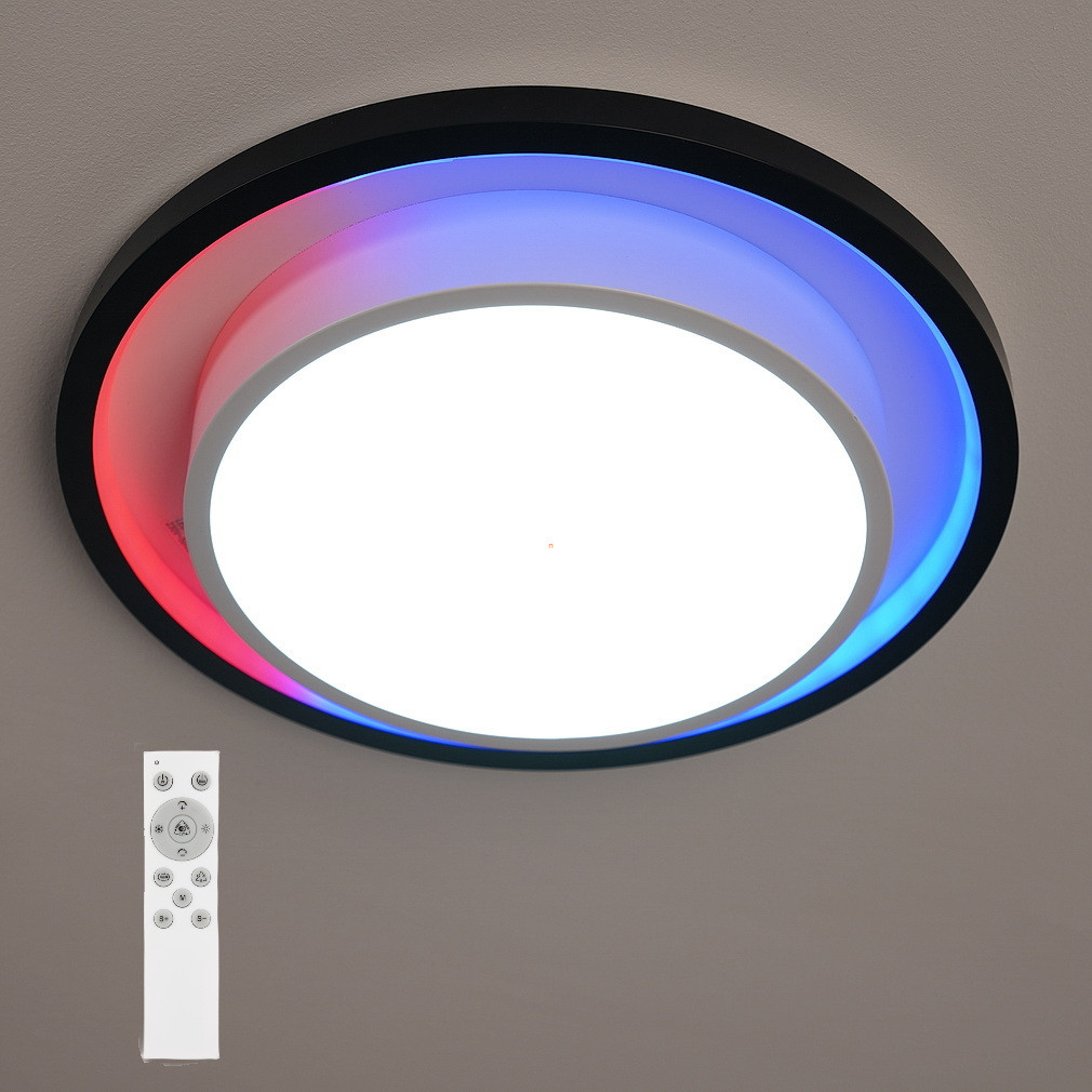 Távirányítós mennyezeti LED lámpa szivárvány effekttel (Morgan-RGBW)