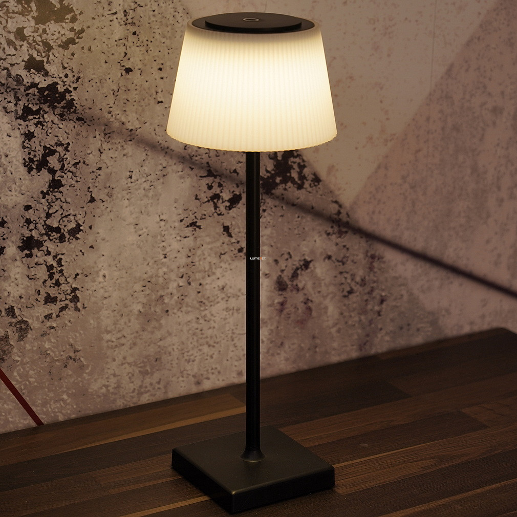 Hordozható asztali LED lámpa, érintőkapcsolóval szabályozható hidegfehér-melegfehér (Gregoir)