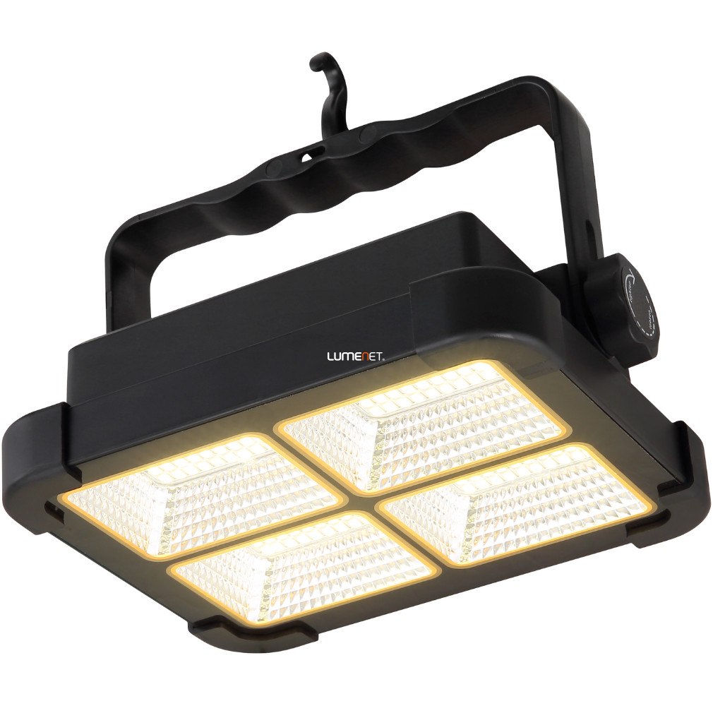 Napelemes LED reflektor, 1000 lm, hordozható - Solar Globo 36488-15