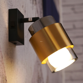   Spot lámpa sárgaréz színű szegéllyel - Milley Globo 15560-1