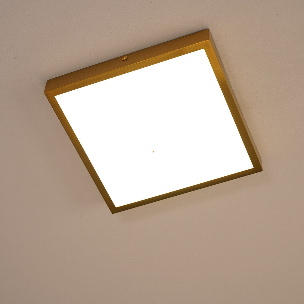 Keretes mennyezeti LED lámpa arany színben (Tibey)
