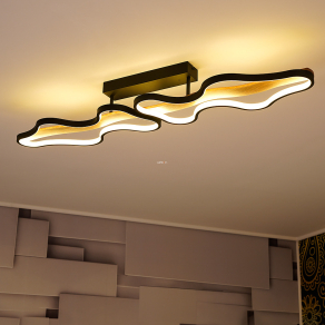   Absztrakt mennyezeti LED lámpa, távirányítós, hidegfehér-melegfehér - Bezzy Globo 67181D1