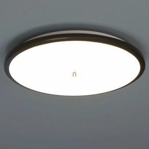   Kerek mennyezeti LED panel fekete színben, 35 cm - Xander Globo 41569-18B