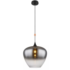   Függesztett üveg lámpa füstszínű árnyalatokban - Maxy Globo 15548H2