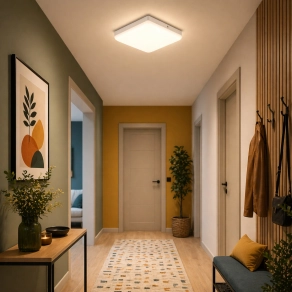   Mennyezeti LED lámpa fehér színben, 22x22 cm - Matthew Globo 12388-18W