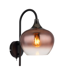   Fali üveg lámpa vörösréz árnyalatokban - Maxy Globo 15548WG