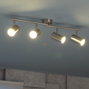   Karos spot lámpa nikkel színben 4 foglalattal - Allvi Globo 57914-4N