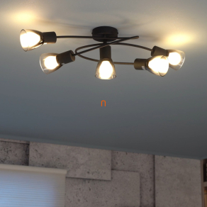   Csavart karos mennyezeti lámpa 4 foglalattal - Satella Globo 54312-5