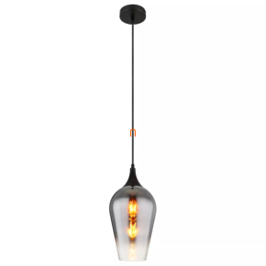   Függesztett lámpa füstszínű színű árnyalatokban - Lavus Globo 15552H3