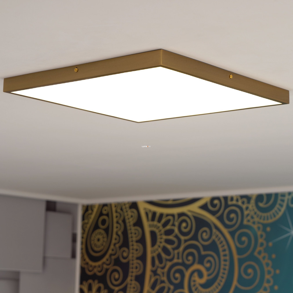 Mennyezeti LED lámpa arany színű keretben (Tibey)